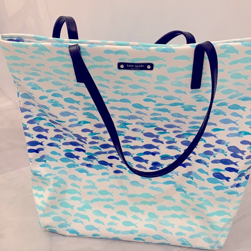 Kate Spade Daycation Plenty Of Fish Tote Bag